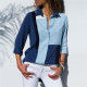 2018 New Autumn Women Blouses Office Patchwork Long Sleeve Tops Loose Turn Down Collar Casual Ladies Blouses Blusa Camisas Mujer