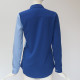 2018 New Autumn Women Blouses Office Patchwork Long Sleeve Tops Loose Turn Down Collar Casual Ladies Blouses Blusa Camisas Mujer