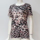 2019 Summer Womens Tops And Blouses Fashion Geometric Short Sleeve Shirt Casual O Neck Plus Size Office Lady Roupa Feminina 2XL