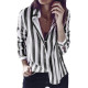 Blouse Women 2018 Autumn Striped Office Ladies Blouse Turn Down Collar Long Sleeve Blouses Casual Loose Button Elegant Shirts