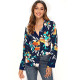 Floral Print Blouse 2019 Turn Down Neck Long Sleeve Loose Shirt Vintage Ladies Office Tops Women Tops And Blouses Blusas Mujer