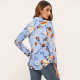 Floral Print Blouse 2019 Turn Down Neck Long Sleeve Loose Shirt Vintage Ladies Office Tops Women Tops And Blouses Blusas Mujer