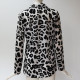 Leopard Print Blouse 2019 Women Chiffon Blouse Shirt Spring Long Sleeve Snake Print Tops Plus Size Elegant Ladies Tunic Blouses