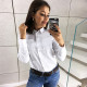 New Arrival 2018 Blouse Shirt Women Office Solid Long Sleeve Shirt Casual Pockets Turn Down Collar Ladies Tops Camisa Feminina