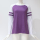 Stripe Patchwork Women Blouse 2019 Casual Cotton Loose Shirt Fashion Long Sleeve Basic Tees Pullover Plus Size Baseball Top 5XL
