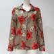 Women Shirts 2019 Long Sleeve Floral Blouse Casual Turn Down Collar Office Ladies Blouses Tops Vintage Tunic Blusas Feminina 3XL