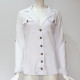 Womens Tops and Blouses 2019 Spring Long Sleeve Turn Down Collar Shirt Vintage Button Blouse Solid Ladies Tops Blusas Mujer XXL