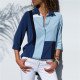 2018 New Autumn Women Blouses Office Patchwork Long Sleeve Tops Loose Turn Down Collar Casual Ladies Blouses Blusa Camisas Mujer