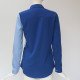 2018 New Autumn Women Blouses Office Patchwork Long Sleeve Tops Loose Turn Down Collar Casual Ladies Blouses Blusa Camisas Mujer