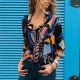 2019 Spring Summer Chiffon Blouse Women Casual Long Sleeve Turn Down Collar Shirt Vintage Print Geometric Ladies Tops Blusas 3XL