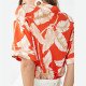 2019 Summer Boho Floral Print Chiffon Blouse Women Casual Short Sleeve V-Neck Sexy Ladies Tops Elegant Plus Size Shirts Blusas
