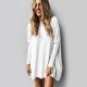 Autumn Women Long Sleeve Blouse Casual Solid O-Neck Loose Basic Shirts Batwing Sleeve Long Pullover Comfortable Blusas Plus Size