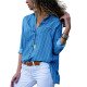 Casual Loose Women Blouses And Tops 2019 Harajuku Fashion Striped Blouse Long Sleeve Shirt Office Ladies Top Tee Camisa Feminina
