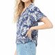 New Summer Women Blouse Shirt Casual Floral Short Sleeve Ladies Tops Plus Size Turn Down Collar Fashion Shirt Camisas Mujer 3XL
