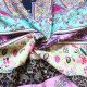 Summer Chiffon Blouse 2019 Fashion Aztec Stripe Women Blouses Lace Tops Floral Print O-neck Casual Shirt Blusas Camisas Mujer