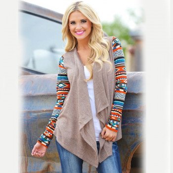 Women Cardigan Summer Floral Print Long Sleeve Irregular Wrap Kimono Cardigans Casual Coverup Blouses and Shirts Plus Size S-5XL