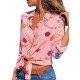 Women Shirts 2019 Long Sleeve Floral Blouse Casual Turn Down Collar Office Ladies Blouses Tops Vintage Tunic Blusas Feminina 3XL
