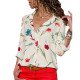 Women Shirts 2019 Long Sleeve Floral Blouse Casual Turn Down Collar Office Ladies Blouses Tops Vintage Tunic Blusas Feminina 3XL