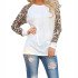 Women Tops and Blouses 2019 Cotton Patchwork Long Sleeve Shirt Leopard Fashion Casual O-Neck Plus Size Blouse 5XL Blusa Feminina