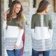 Womens Tops And Blouses 2018 Casual Back Lace Blouse Patchwork Long Sleeve Blouse Shirt Loose O Neck Ladies Tops Camisa Feminina