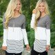 Womens Tops And Blouses 2018 Casual Back Lace Blouse Patchwork Long Sleeve Blouse Shirt Loose O Neck Ladies Tops Camisa Feminina