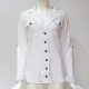 Womens Tops and Blouses 2019 Spring Long Sleeve Turn Down Collar Shirt Vintage Button Blouse Solid Ladies Tops Blusas Mujer XXL