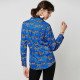 Zebra Print Blouse 2019 Autumn Fashion Women Long Sleeve Blouse Shirt Feminine Turn Down Collar Loose Office Tunic Ladies Tops