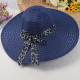 2019 New Fashion Sun Hats for Women Girls Wide Brim Floppy Straw Hat Summer Bohemia Beach Cap Ribbon Leopard chapeau femme
