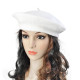 2019 Spring Beret Hat Painter Flat Cap Women Vintage Wool Berets Hat Solid Color Bonnet Caps Casquette Female Warm Winter Cap