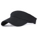 2019 new women sunscreen visor hat summer outdoor running sports adjustable solid baseball topless tennis sun visor cap
