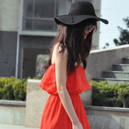 Autumn summer felt fedoras sun hat women vintage wide Brim sunbonnet fedoras lady beach sunhat UV protection caps chapeu Gift &2