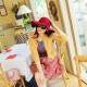 Autumn summer felt fedoras sun hat women vintage wide Brim sunbonnet fedoras lady beach sunhat UV protection caps chapeu Gift &2