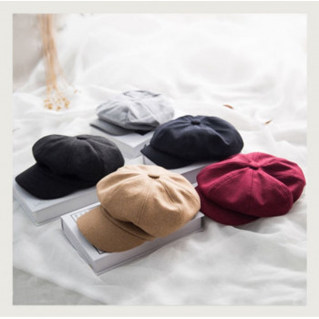 Cap Hat Beret Sombrero Mujer Boina Gorras Gorro 80s Vintage Women Ladies Newsboy Cap Biker Peaked Beret Driving Hat Casual New