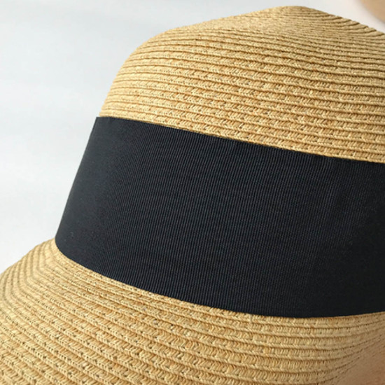 Fashion Summer Beach Women Hats Straw Foldable Wide Brim Straw Outdoor Travel Hats