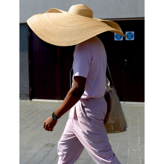 Fashion Super Wide Straw Caps Brim Sun Hat Summer Beach Anti-UV Sun Protection Foldable Large Cover Cap chapeau femme 2019