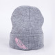 Hot Sale Warm Snow New Women Knitted Knit Hat Beanies High Quality Crochet Beanie 1PC Girl Winter Feather Embroidery Hats