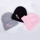 Hot Sale Warm Snow New Women Knitted Knit Hat Beanies High Quality Crochet Beanie 1PC Girl Winter Feather Embroidery Hats