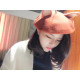 New Retro Women's Cute Fox Ear Beret Caps Wool Blend Casual Warm Painter Hat Handmade Nick Cat Ear Beret Hat Hot Gift