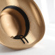 Summer New M letter Retro Ribbon Braided Flat Head Straw Hat Lady Hepburn Wide-brim Sun Hat British Style Sunscreen Beach Hat