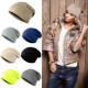 Unisex Women Men Knit Winter Warm Ski Crochet Slouch Hat Cap Beanie Oversize