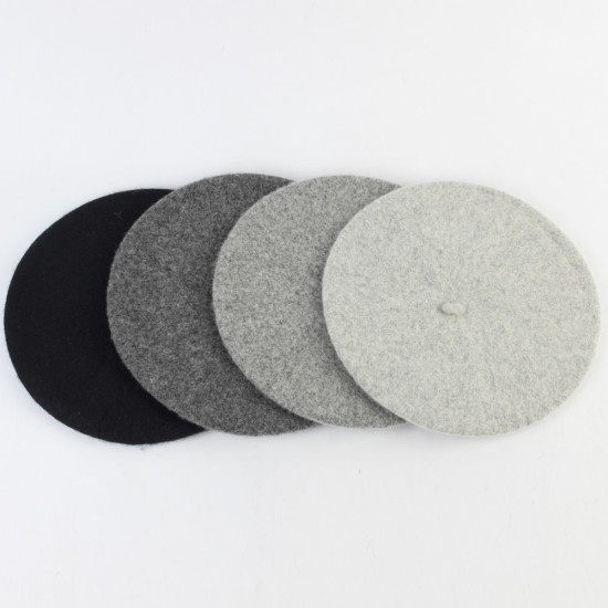 Women's Beret Hat Fashion Solid Warm Wool Berets for Women Candy Color Cashmere Plain French Artist Beret Hats for Girls GS102D