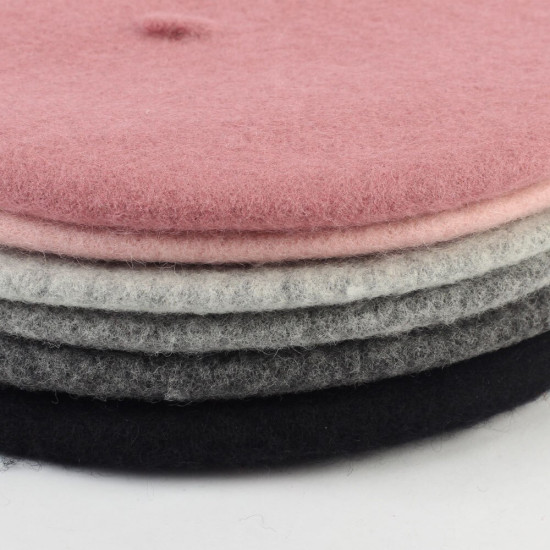 Women's Beret Hat Fashion Solid Warm Wool Berets for Women Candy Color Cashmere Plain French Artist Beret Hats for Girls GS102D
