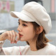 wool  Women Beret Autumn Winter Octagonal Cap Hats Stylish Artist Painter Newsboy Caps Black Grey Beret Hats
