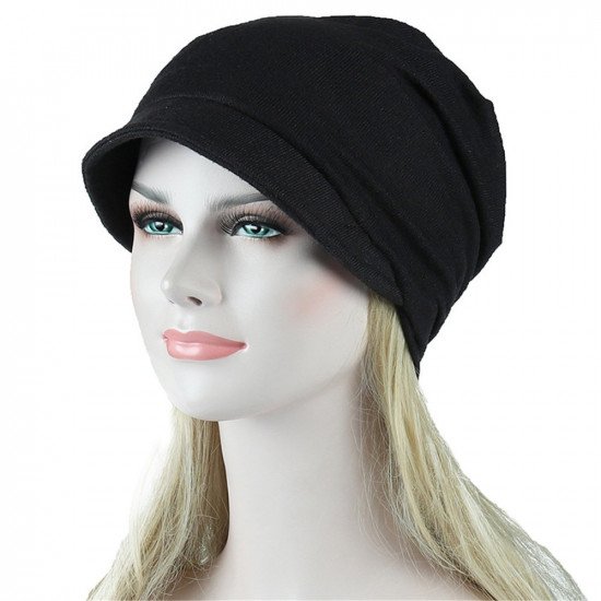 1PC New Women Elastic Turban Hat Muslim  Islamic Jersey Cancer Chemo Cap Ladies  Stretch Head Wrap Head Scarf 4.11