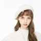 2019  Wool Women Winter berets Luxury pearl rivet Vintage Cashmere Female Warm Vogue beret Hats Girls Flat cap beret for women