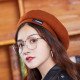 2019 Winter Beret Hats Women Female Khaki Artist Painter Berets for Winter Western Style Wool Octagonal cap Beret Hats