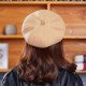 2019 Winter Beret Hats Women Female Khaki Artist Painter Berets for Winter Western Style Wool Octagonal cap Beret Hats