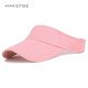 2019 new women sunscreen visor hat summer outdoor running sports adjustable solid baseball topless tennis sun visor cap