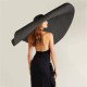 Fashion Super Wide Straw Caps Brim Sun Hat Summer Beach Anti-UV Sun Protection Foldable Large Cover Cap chapeau femme 2019