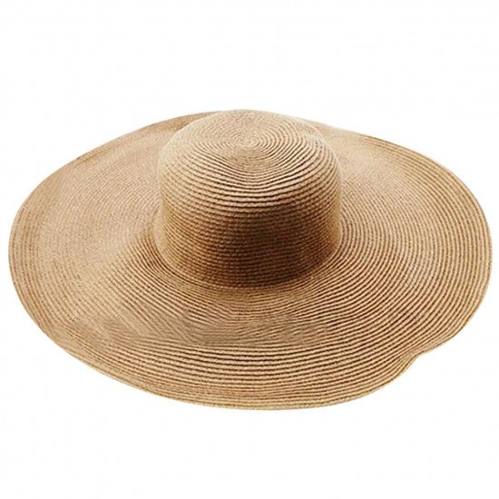 2019 NEW FASHION HOT Women Solid Color Big Brim Straw Hat Sun Floppy Wide Brim Hats Beach Cap Free ship #Z5